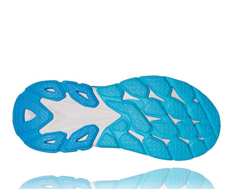 Tenis Hoka One One Mujer Blancos/Azules - Clifton Edge - JVKR25981